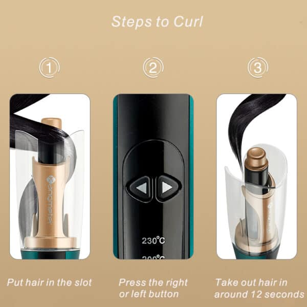 3 steps to curl hair