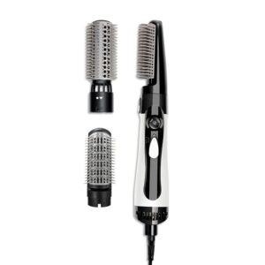 2 in 1 professional hot air brush with 2 attachments